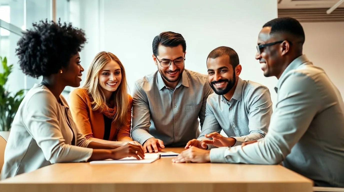 RevoHR team collaborating