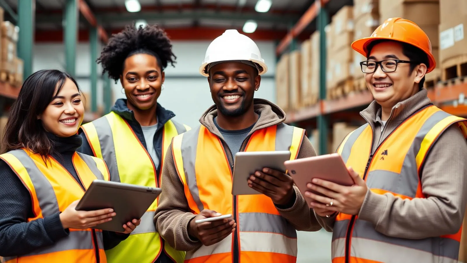 Operations manager building a shift rotation on a tablet