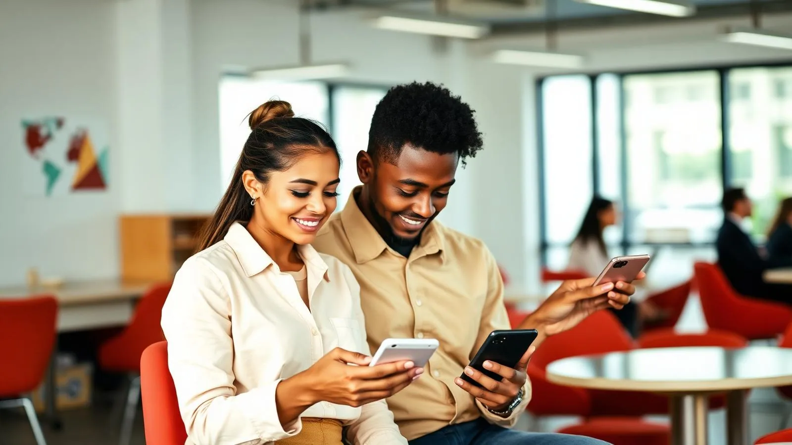 Worker requesting time off through WhatsApp on a personal phone